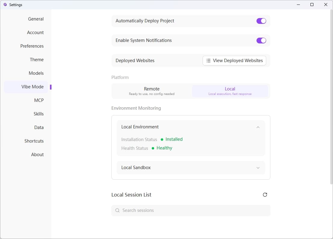 Installation Complete Status